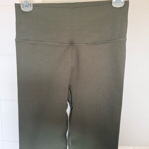 Victoria's Secret Green Ribbed Leggings